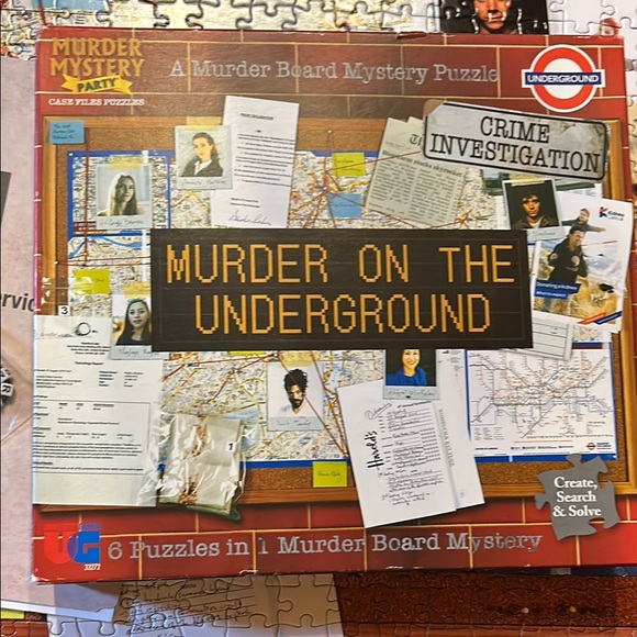 Murder Mystery Party Case Files Murder on the Underground - Picture 1 of 2